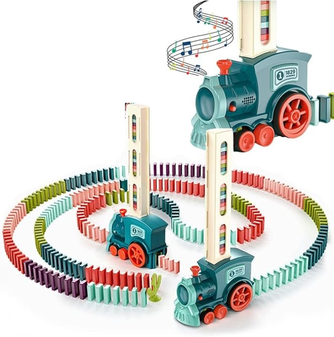 Kids Automatic Laying Domino Train