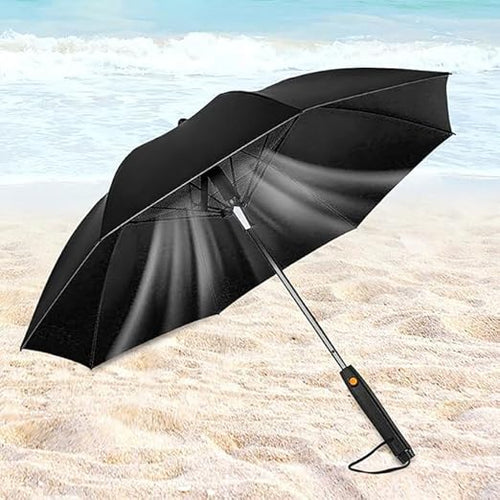 Uv Blocking Umbrella with Fan, 3 in 1 Umbrella with Fan and Mister