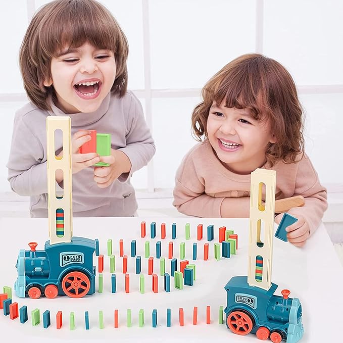 Kids Automatic Laying Domino Train