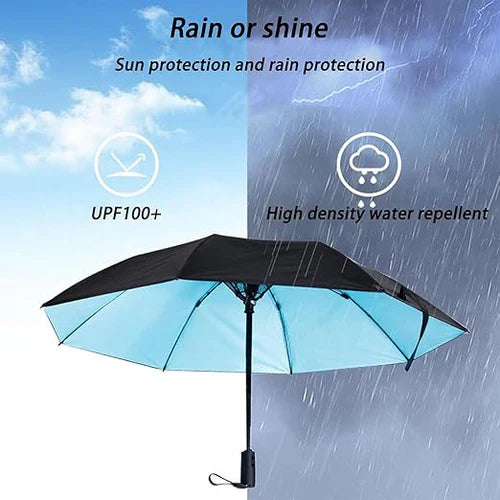 Uv Blocking Umbrella with Fan, 3 in 1 Umbrella with Fan and Mister