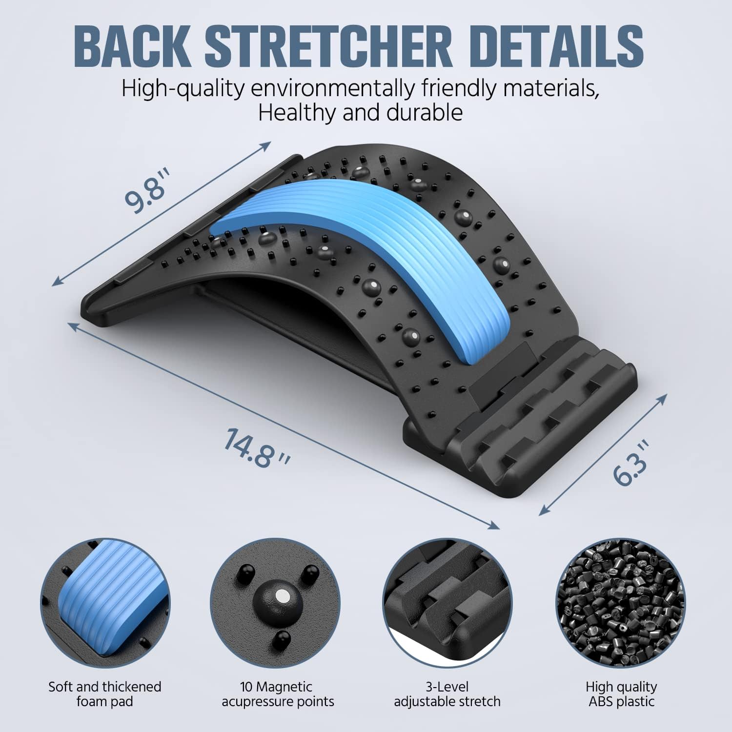 Relieve Back Pain & Improve Posture Back Stretcher