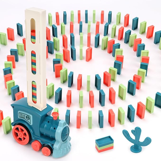 Kids Automatic Laying Domino Train