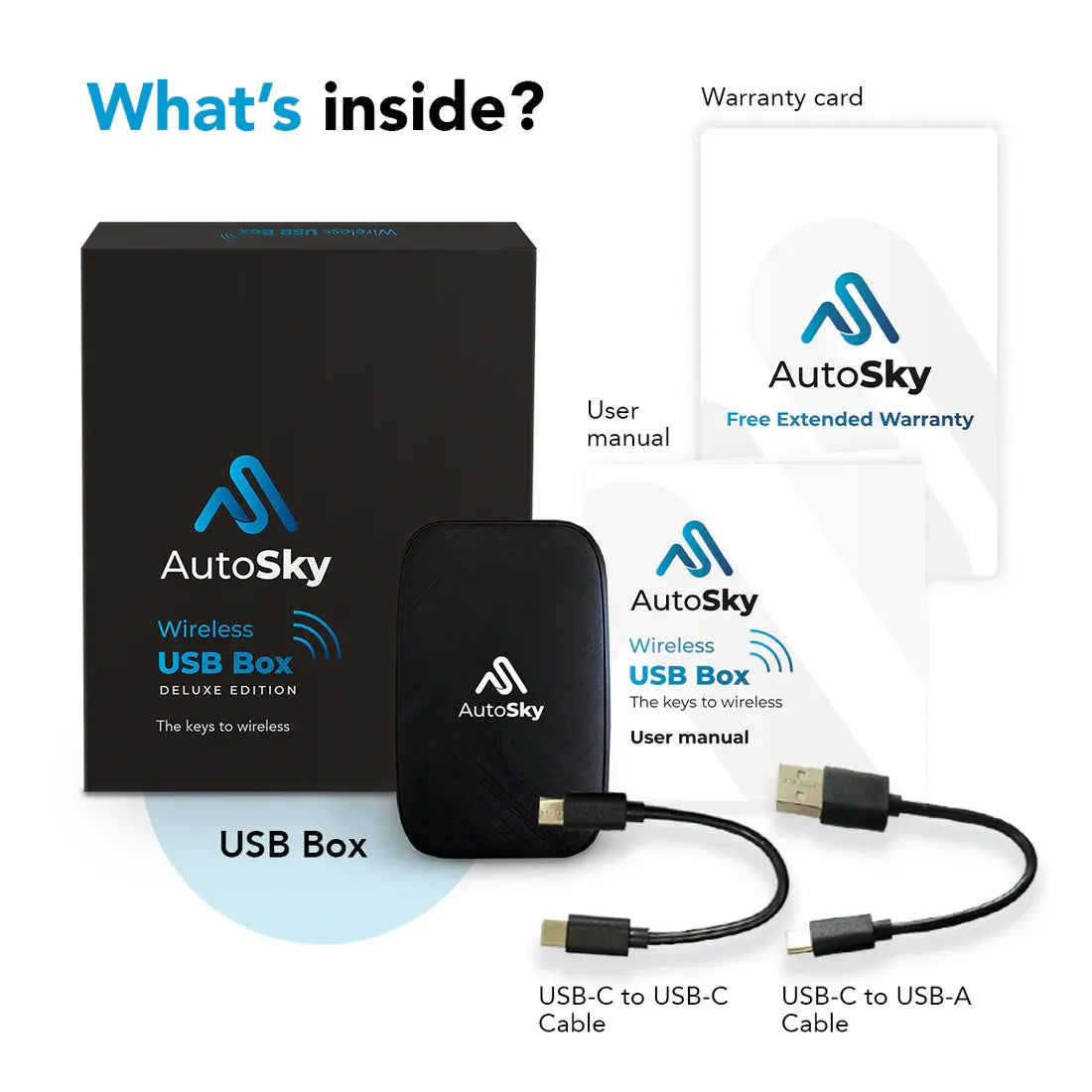 Wireless CarPlay and Android Auto AI Box Lite - Supports Netflix, YouTube