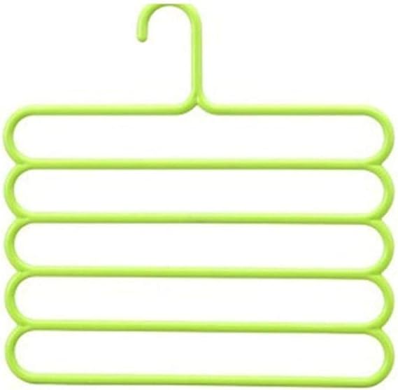 Plastic Five Layer Multii-purpose Clothes Hanger